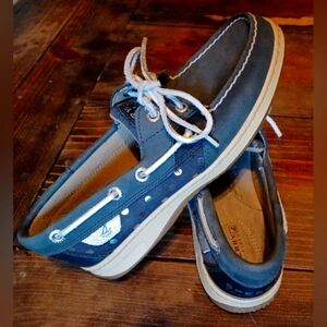A Sperry Top Sider Boat Shoes